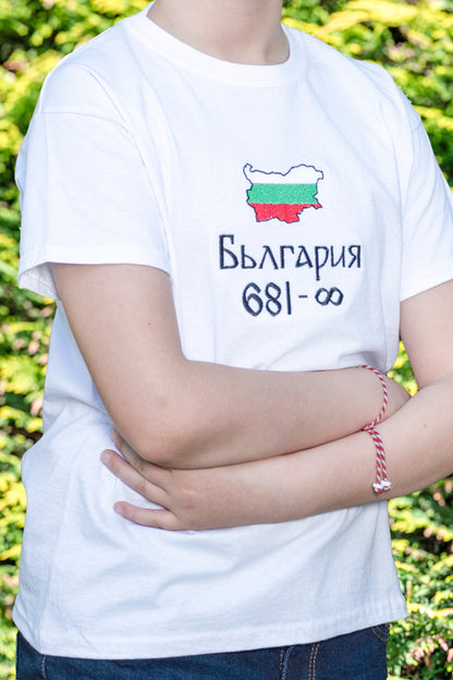 Детска патриотична тениска "България 681"
